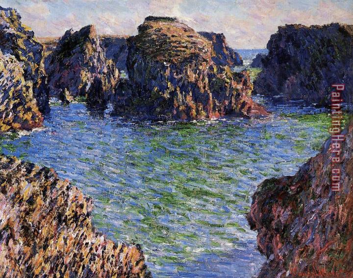 Claude Monet Port Goulphar Belle Ile Brittany